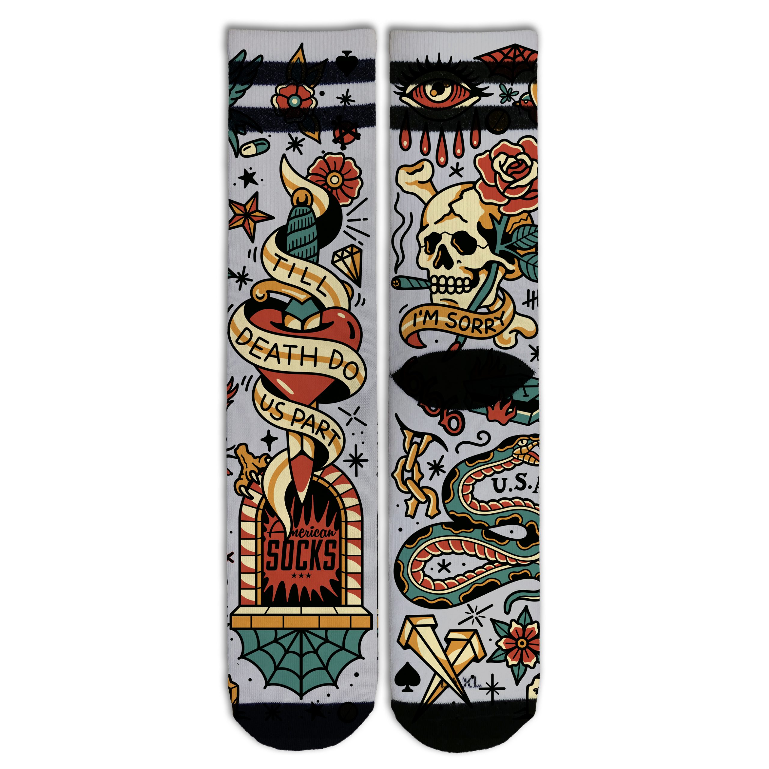 AS272_Till Death Do Us Part_FRONT Calcetines AmericanSocks - Till Death Do us Part